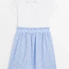 Blue Gingham Twofer School Dress 6 years