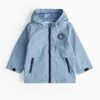 Blue Hooded Mac 1-2 years