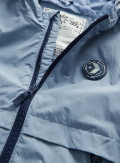 Blue Hooded Mac 1-2 years