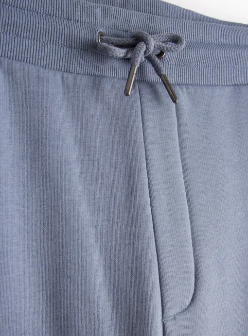 Blue Jersey Drawstring Shorts L