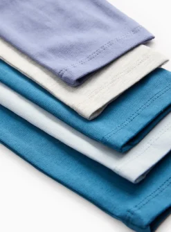 Blue Leggings 5 Pack 9-12 months