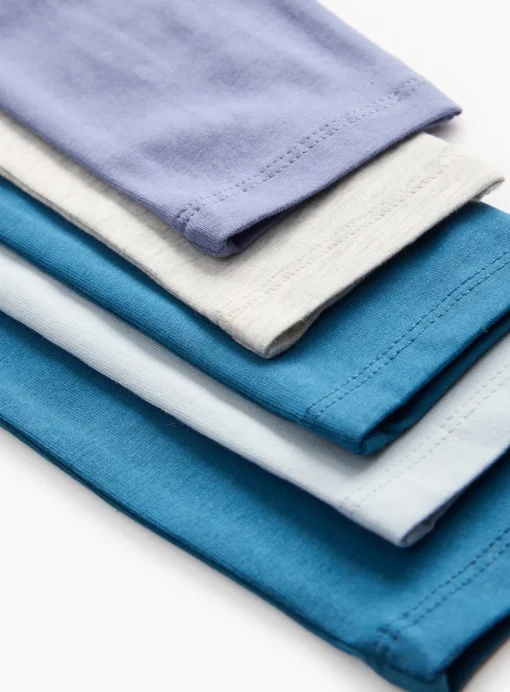 Blue Leggings 5 Pack 9-12 months