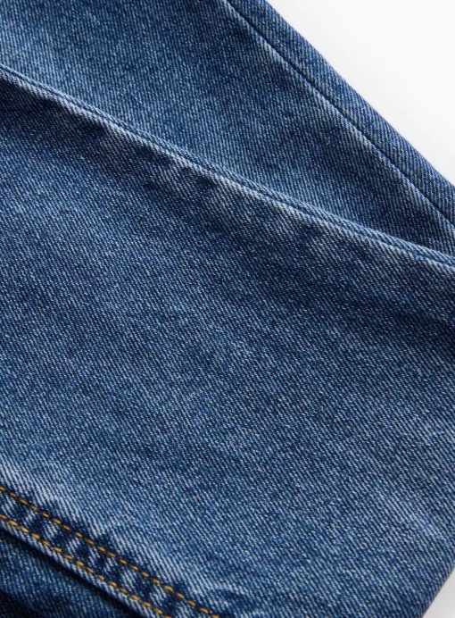 Blue Mid-Wash Straight Leg Jeans 5 years