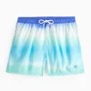 Blue Ombre Swim Shorts S