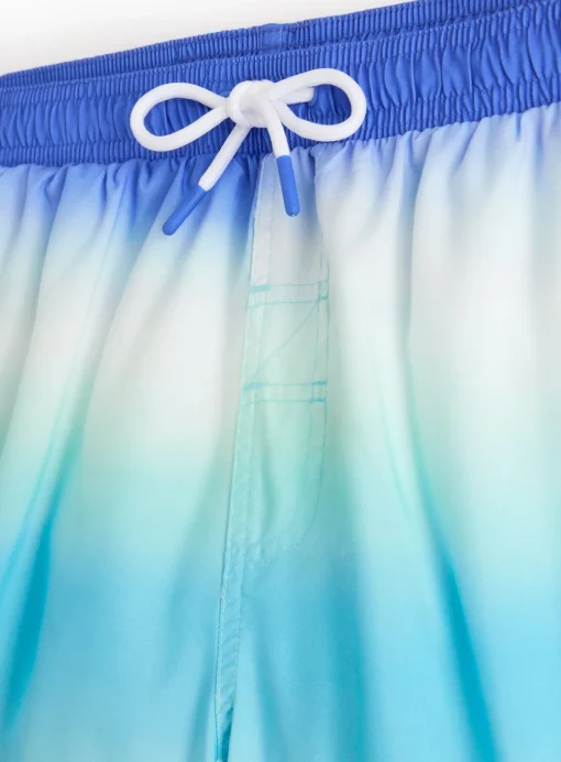 Blue Ombre Swim Shorts S