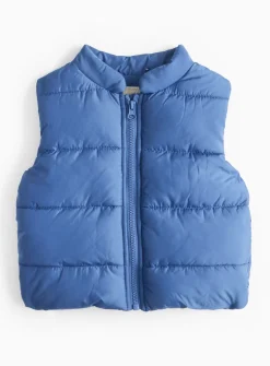 Blue Padded Gilet 6-9 months
