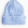 Blue Plain Beanie 6-9 years