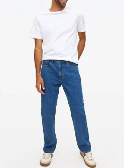 Blue Regular Fit Jeans 44R