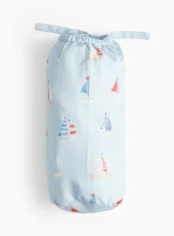 Blue Sailing Print Packaway Mac 18-24 months