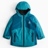 Blue Shower-Resistant Hooded Rain Coat 5-6 years