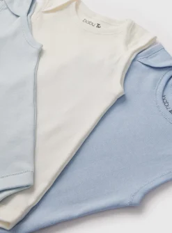 Blue Sleeveless Bodysuits 5 Pack 6-9 months