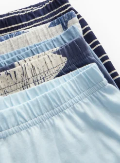 Blue Star & Stripe Print Pyjamas 5 Pack 1-2 years