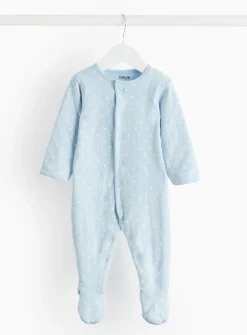 Blue Star Print 1.5 Tog Sleepsuit Up to 3 mths