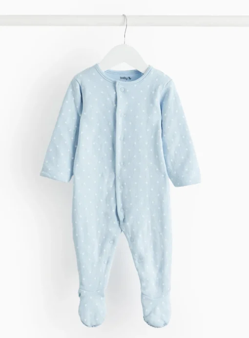 Blue Star Print 1.5 Tog Sleepsuit Up to 3 mths