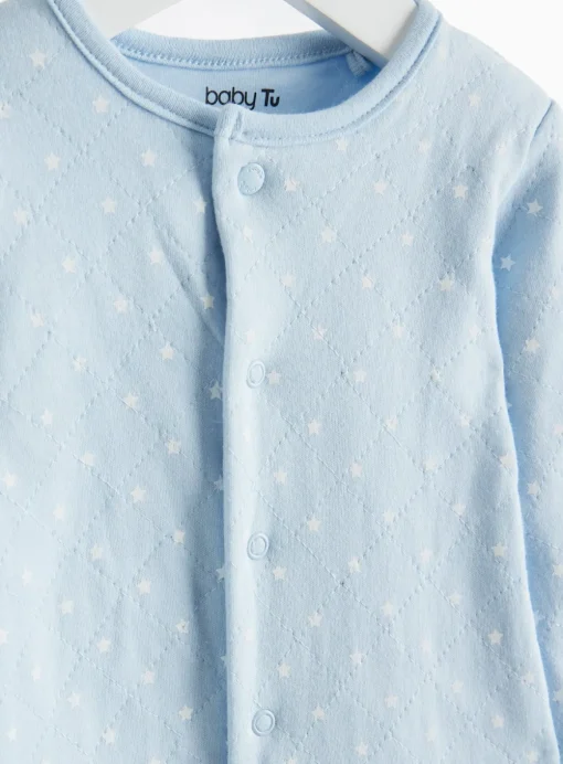 Blue Star Print 1.5 Tog Sleepsuit Up to 3 mths