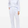 Blue Stripe Co-ord Pyjama Bottoms 12