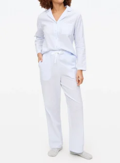 Blue Stripe Co-ord Pyjama Bottoms 12