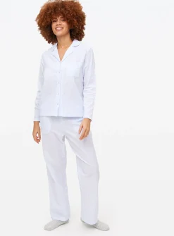Blue Stripe Co-ord Pyjama Bottoms 12