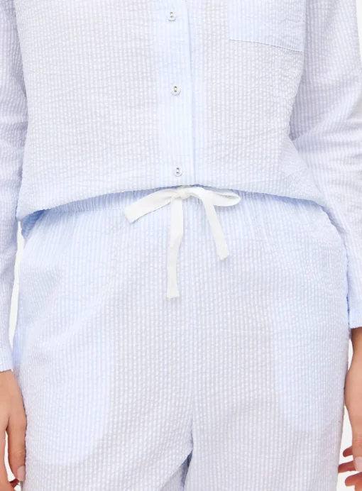 Blue Stripe Co-ord Pyjama Bottoms 12