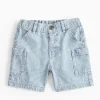Blue Stripe Denim Shorts 1-2 years
