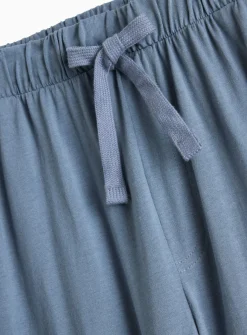 Blue Stripe Jersey Pyjama Set XL