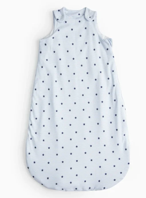 Blue Stripe Star Print 1.5 Tog Sleeping Bag 18-24 months