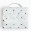 Blue Stripe Star Print Travel Changing Mat One Size