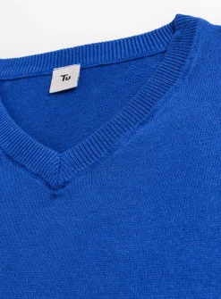Blue Unisex V-Neck Jumpers 2 Pack 4 years