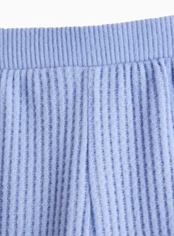 Blue Waffle Pyjama Set 7-8 years