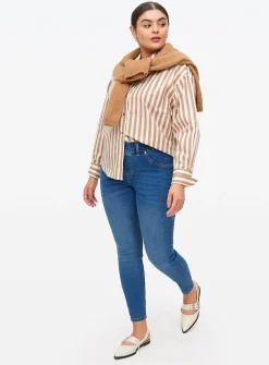 Blue Wash Mid Rise Denim Jeggings 24