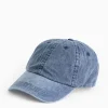 Blue Washed Denim Cap One Size