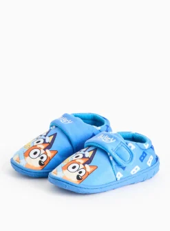 Bluey Blue Character Cupsole Slippers 6-7 Infant
