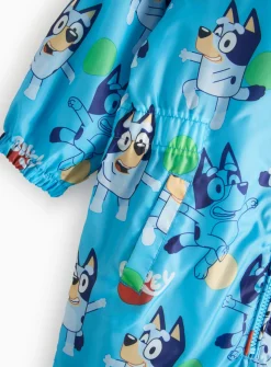 Bluey Character Print Blue Puddlesuit 1-2 years