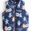 Bluey Character Print Gilet 1-2 years