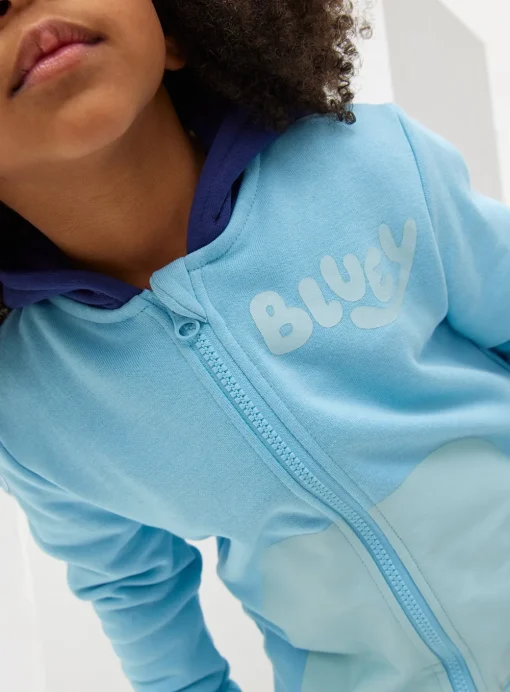 Bluey Character Print Hood Zip-Through Hoodie 1-2 years