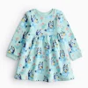 Bluey Character Print Sweatshirt Dress 1-2 years