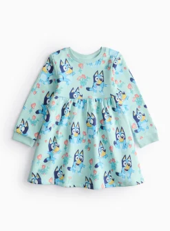 Bluey Character Print Sweatshirt Dress 1-2 years