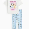 Bluey Hooray Character Print Pyjamas 1-2 years