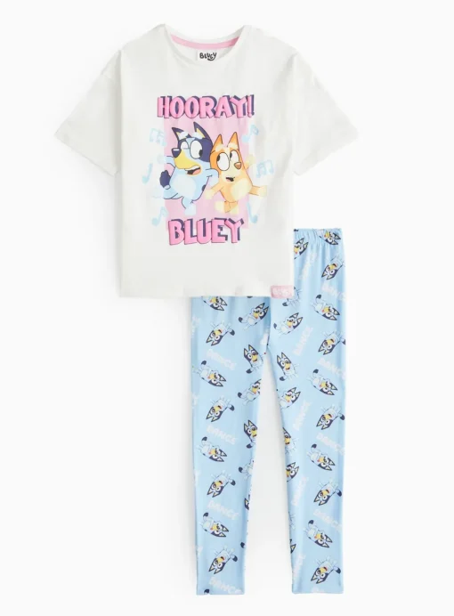 Bluey Hooray Character Print Pyjamas 1-2 years