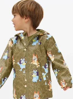Bluey Khaki Character Print Mac 1-2 years