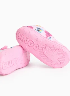 Bluey Pink Character Cupsole Slippers 4-5 Infant