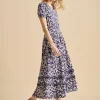 BRAKEBURN Floating Daisy Maxi Dress 12
