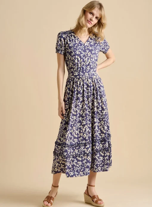 BRAKEBURN Floating Daisy Maxi Dress 12