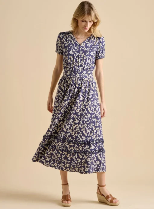 BRAKEBURN Floating Daisy Maxi Dress 12