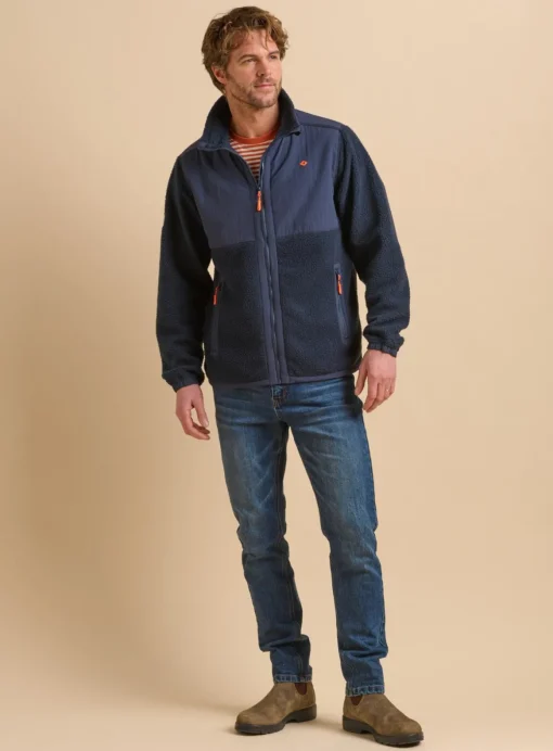 BRAKEBURN Navy Fleece Jacket XXL