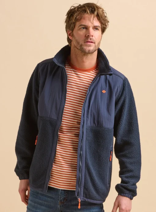 BRAKEBURN Navy Fleece Jacket XXL