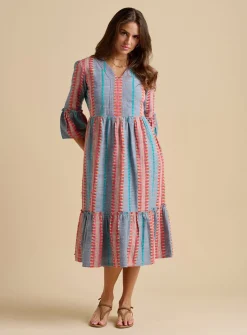 BRAKEBURN Shore Midi Dress 18