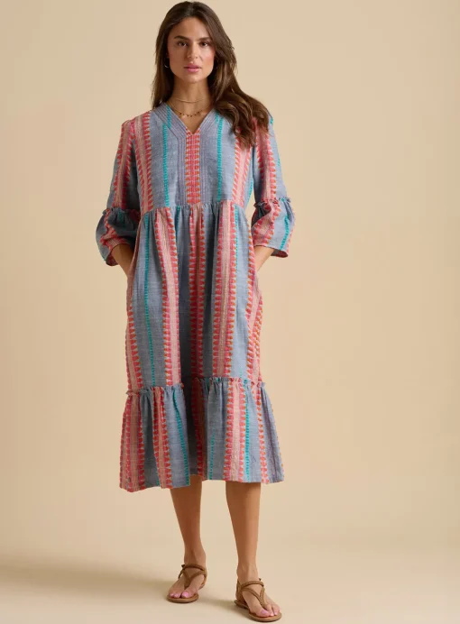 BRAKEBURN Shore Midi Dress 18