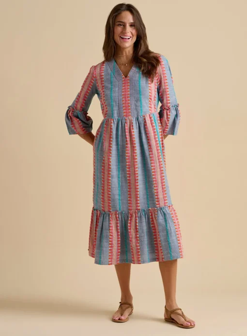 BRAKEBURN Shore Midi Dress 18