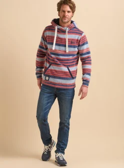 BRAKEBURN Stripe Hoodie XL